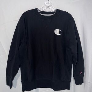 Champion Men's Black Crewneck Sweater